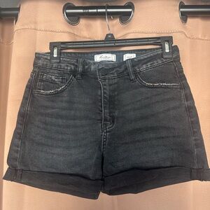 KanCan Dark Wash Jean Shorts